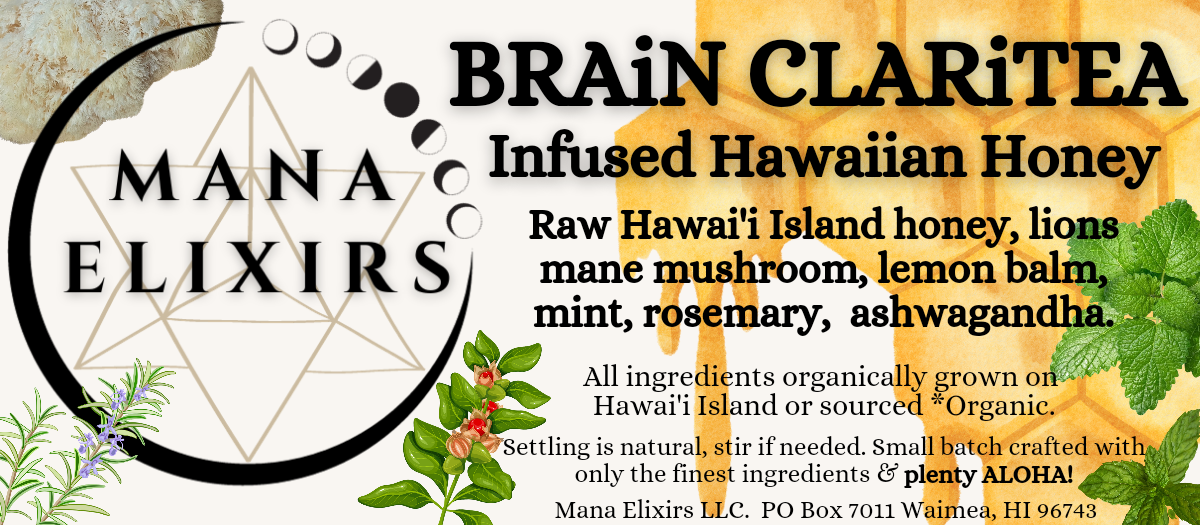 Brain Claritea whipped Hawai'i Island Honey