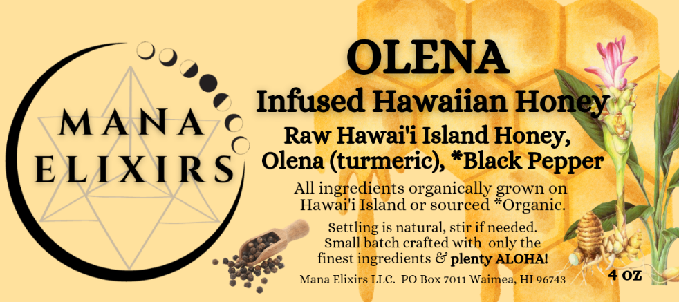 Whipped Olena Anti-inflammatory Hawai'i Island Honey