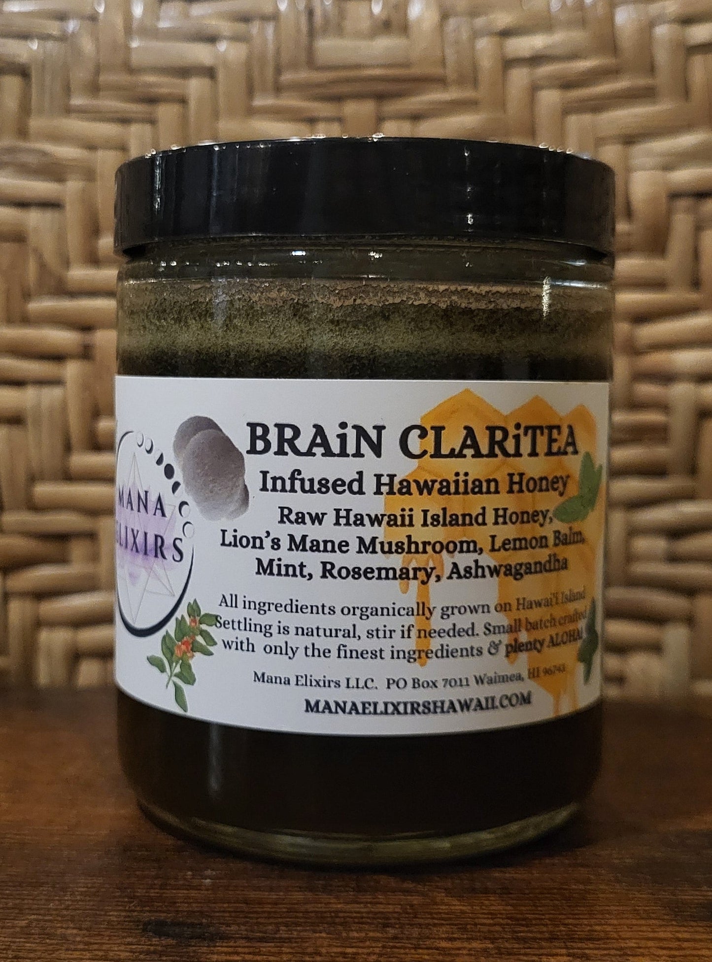 Brain Claritea whipped Hawai'i Island Honey