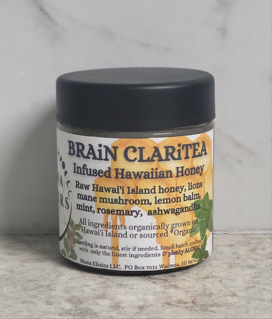 Brain Claritea whipped Hawai'i Island Honey